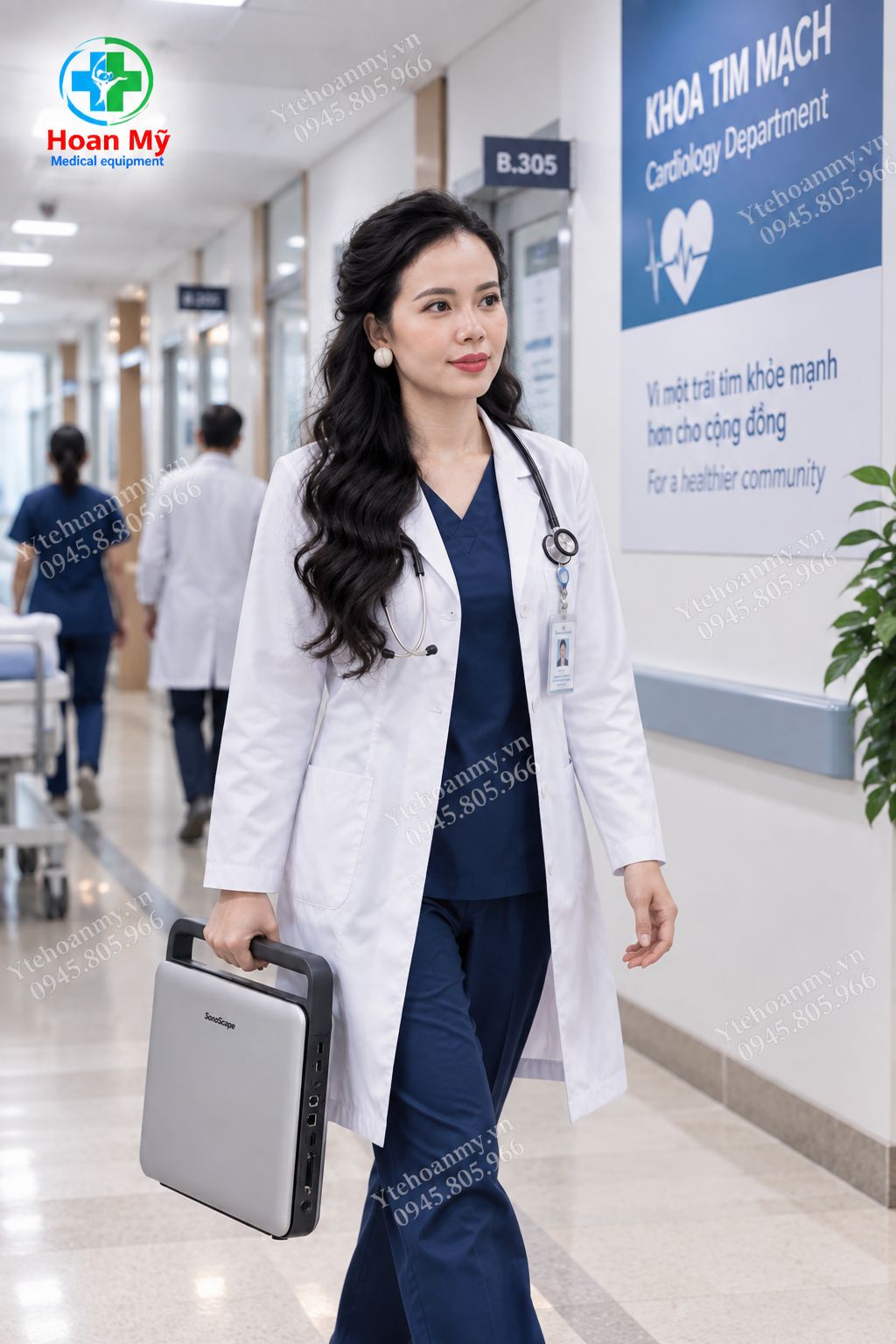Máy siêu âm xách tay Sonoscape X5 15.6 inch Full HD, FDA Mỹ